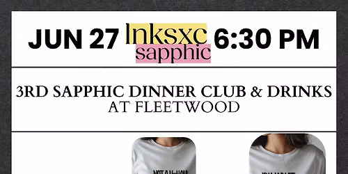 White Lie 3rd Sapphic Dinner Club