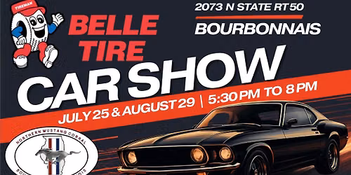 Belle Tire Bourbonnais - August Car Show