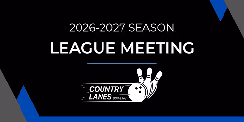 Tuesday Mixed League Meeting