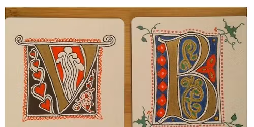 Second Saturday Art Class: Illuminated Lettering