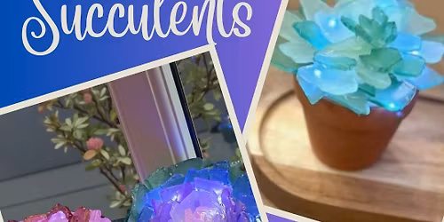 Beach Glass Succulent Workshop