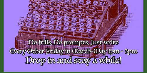 Writing Gets Lonely: Open Writing Studio (5\/15)