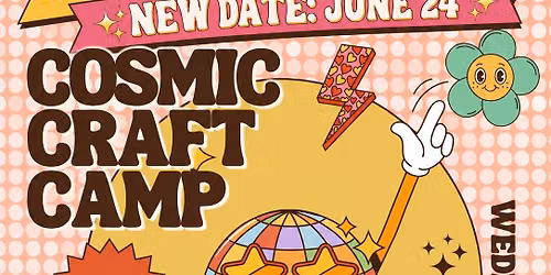 Adult Craft Camp: painted disco hanging planters and dance party with RizzyBeats 