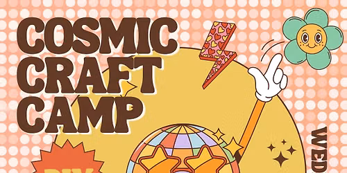 Adult Craft Camp: painted disco hanging planters and dance party with RizzyBeats 