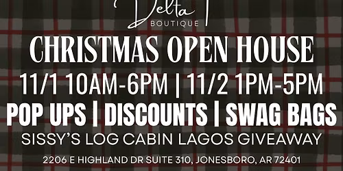Delta T's Christmas Open House