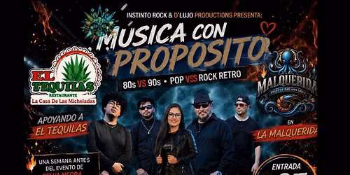 M\u00fasica con Prop\u00f3sito: 80s vs 90s \u2022 Pop vs Rock en Espa\u00f1ol 