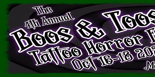 Boos & Toos Tattoo Horror Fest