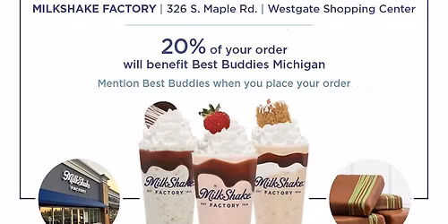 Best Buddies Michigan Fundraiser @ Ann Arbor Milkshake Factory