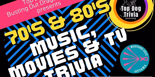 " 70s & 80s Music, Movies & TV " - Team Trivia!