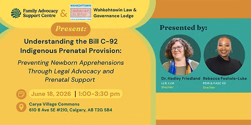 Understanding the Bill C-92 Indigenous Prenatal Provision