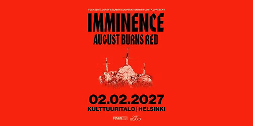 TuskaLive: Imminence 2.2.2027, Kulttuuritalo, Helsinki
