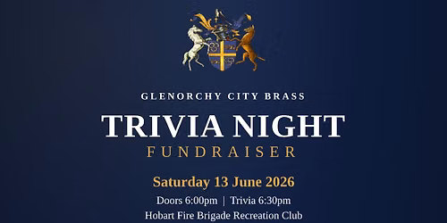 Glenorchy City Brass - Trivia Night Fundraiser