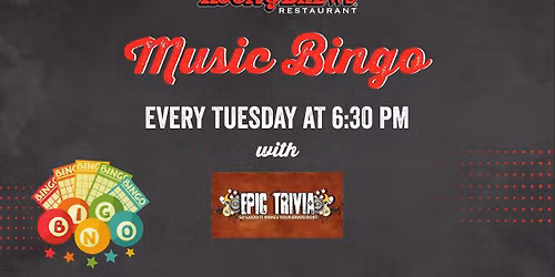 Rock & Roll Music Bingo hosted by EPIC Trivia!
