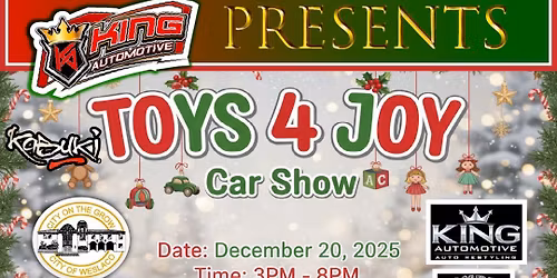Toys 4 Joy Car Show & Toy Drive