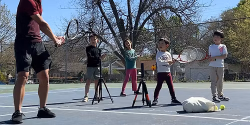 Kids tennis lesson