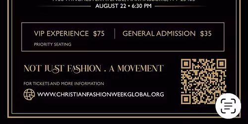 Christian Fashion Week Global-Vendor