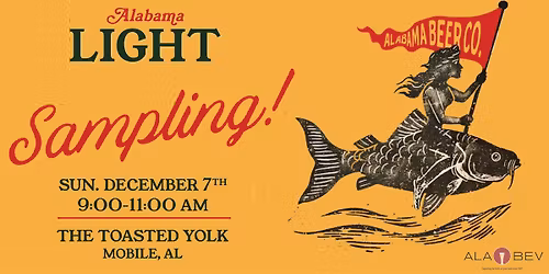 Alabama Light Sampling at The Toasted Yolk \u2013 Mobile