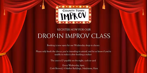 Wednesday Drop-in Improv Class - registration required