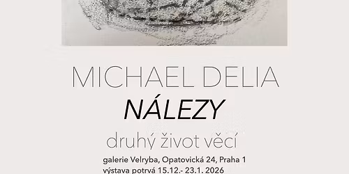 Michael Delia - N\u00e1lezy. Druh\u00fd \u017eivot v\u011bc\u00ed. Objekty a frot\u00e1\u017ee.