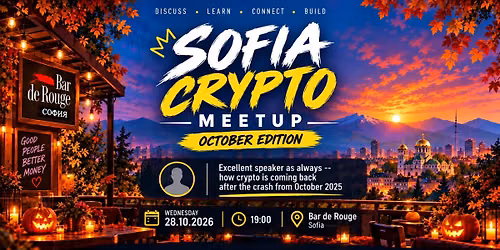 Sofia Crypto Meetup \u2013 Crypto is back
