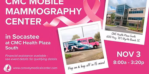 Get Your Mammogram in Socastee! 