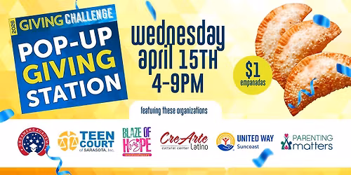 Pop-Up Giving Station | Giving Challenge 2026 at Latin Quarters Restaurant Downtown