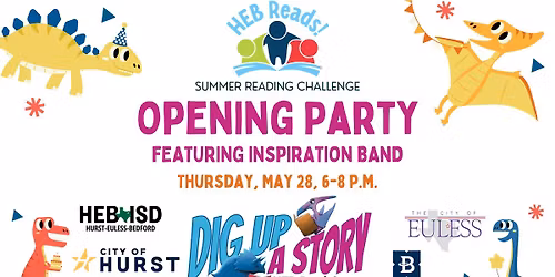Summer Reading Challenge Opening Party featuring Inspiration Band 