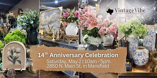 Vintage Vibe 14th Anniversary Celebration