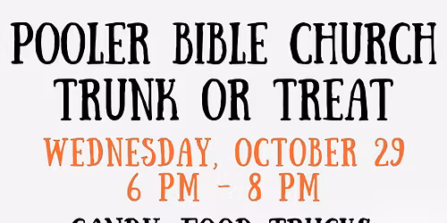 PBC Fall Festival & Trunk or Treat