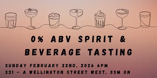 0% ABV SPIRIT & BEVERAGE TASTING