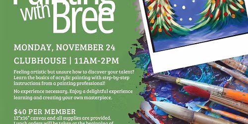 Lunch Holiday Painting w\/ Bree