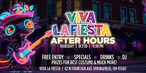 VIVA AFTER HOURS: HALLOWEEN CONTEST!