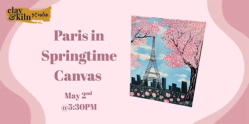 Paris in Springtime Canvas