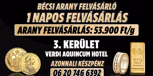 3. Ker\u00fclet! 1 Napos Arany Felv\u00e1s\u00e1rl\u00e1s! Arany v\u00e9tel: 53.900 Ft\/g! \ud83c\udf40 Megoszt\u00e1s\u00e9rt 200.000 Ft