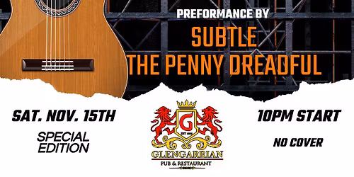 Acoustic Night with Subtle & The Penny Dreadful