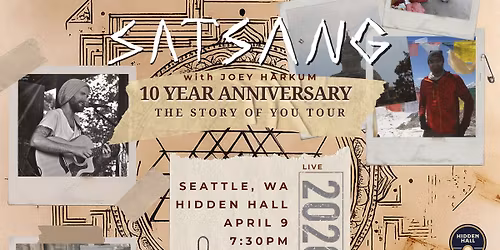 SATSANG (solo) with guest Joey Harkum (solo)