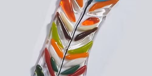 Make a fused glass feather to hang in your window with Amanda Brown on Friday 24th April, 2026