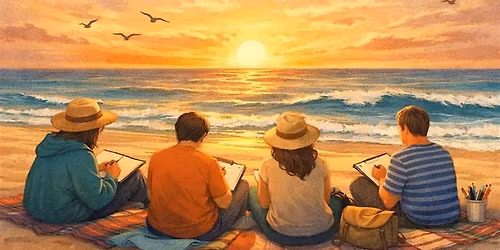 Creative Mind Dump (Neurographic Style Drawing by the Sea with Trie \u2013 RI