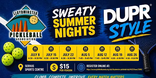 Sweaty Summer Nights DUPR Ladder Series