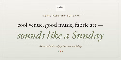 Fabric Painting Sundays