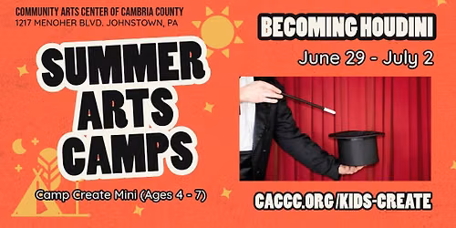Becoming Houdini (Camp Create Mini - Ages 4 -7)