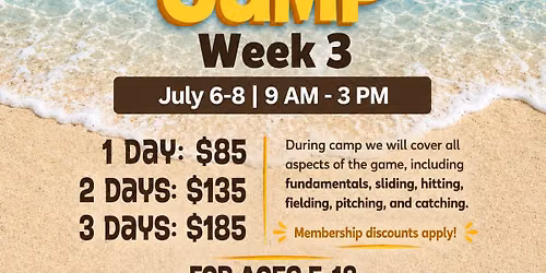 Summer Camp Session 3 