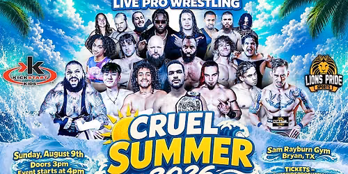 CRUEL SUMMER 2026 presented by Lions Pride Sports