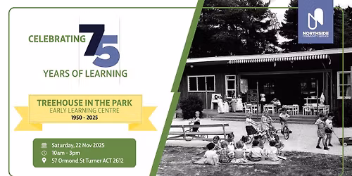 Treehouse in the Park \u2013 75th Anniversary Celebration