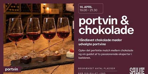 Portvin & chokolade: H\u00e5ndlavet chokolade m\u00f8der udvalgte portvine