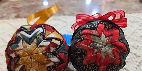 No Sew Quilted Christmas Balls
