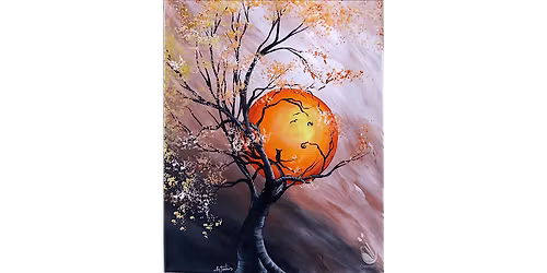 Golden Harvest Moon - Paint and Sip in Denver | Classpop!\u2122