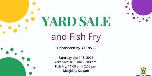 CERWIS presents Yard Sale & Fish Fry