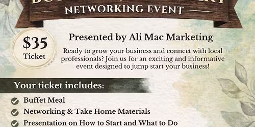 BUSINESS JUMP START NETWORKING EVENT