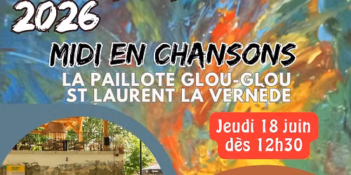 Midi en chanson \u00e0 la paillote Glou-Glou
